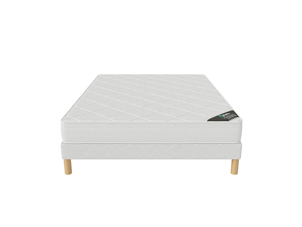Ensemble matelas mousse Senso + sommier 160x200 hauteur 17cm
