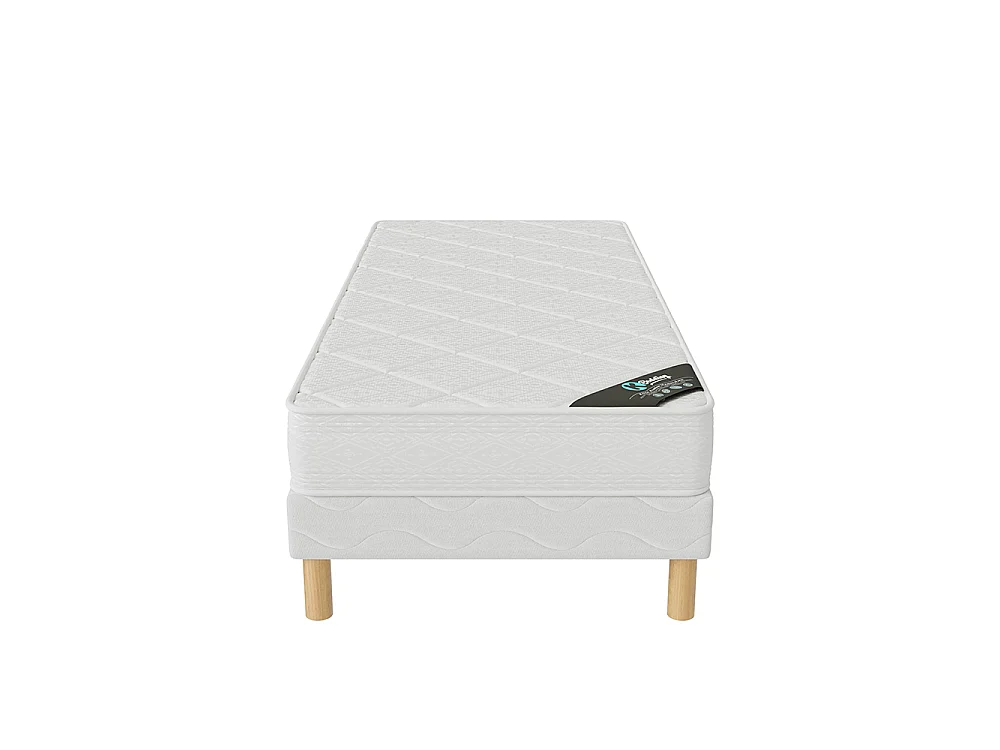 Ensemble matelas mousse Senso + sommier 120x200 hauteur 17cm