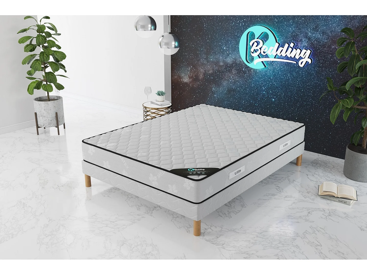 Ensemble matelas Medicaltex + sommier 120x190 hauteur 20cm