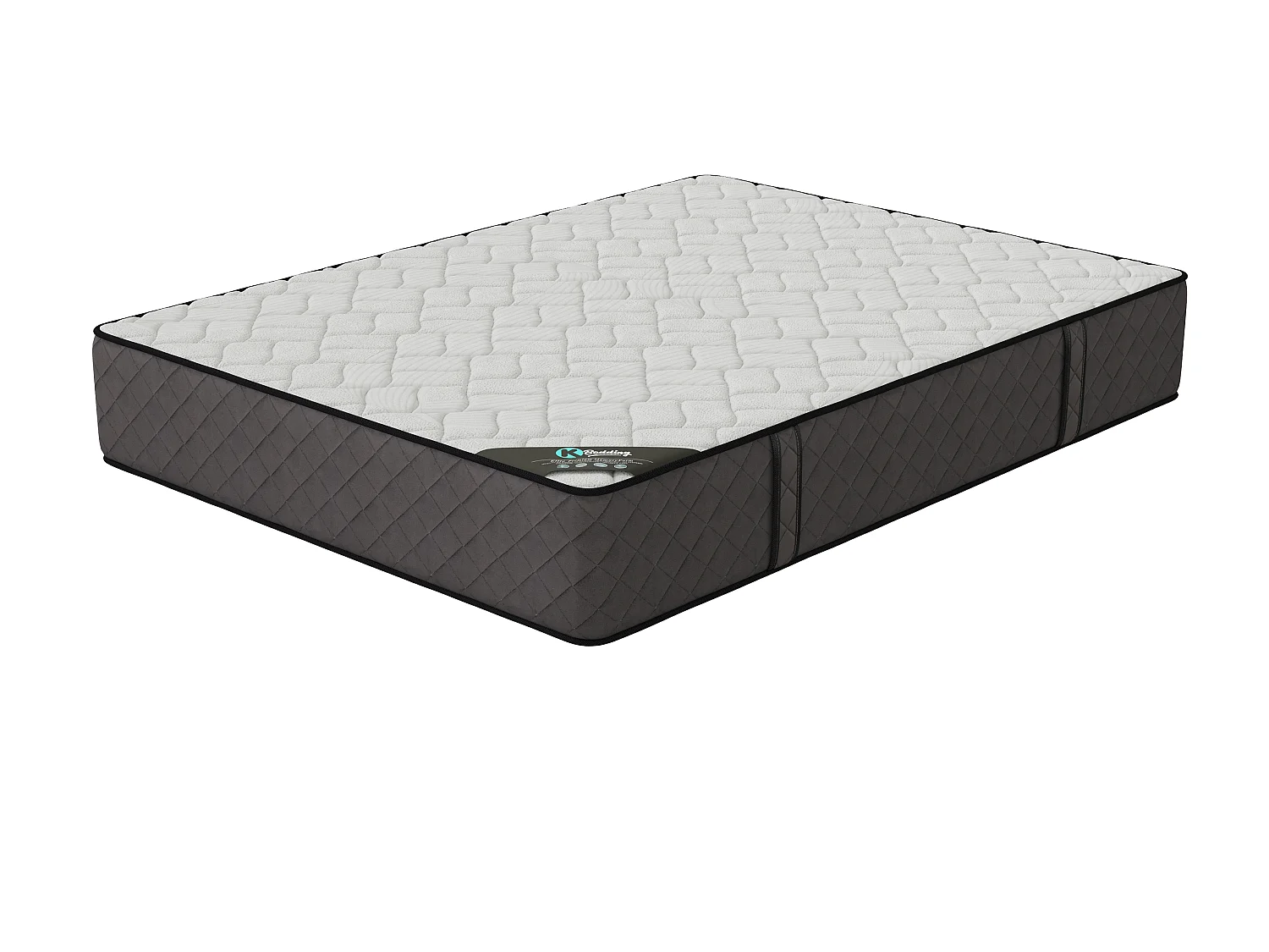 Ensemble matelas mousse Hôtel Confort + sommier 200x200 hauteur 30cm