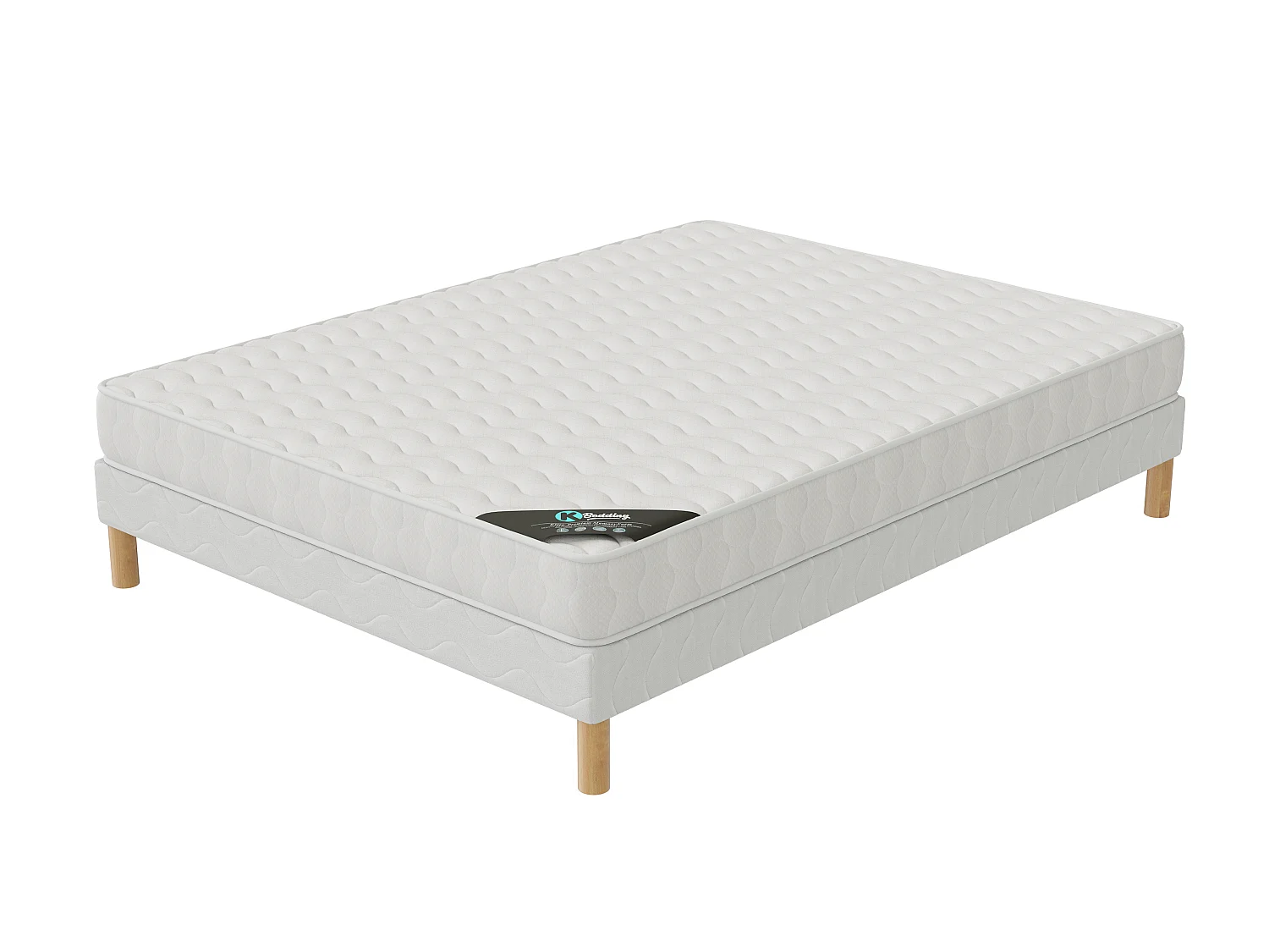 Ensemble matelas mousse Senso + sommier 120x190 hauteur 17cm