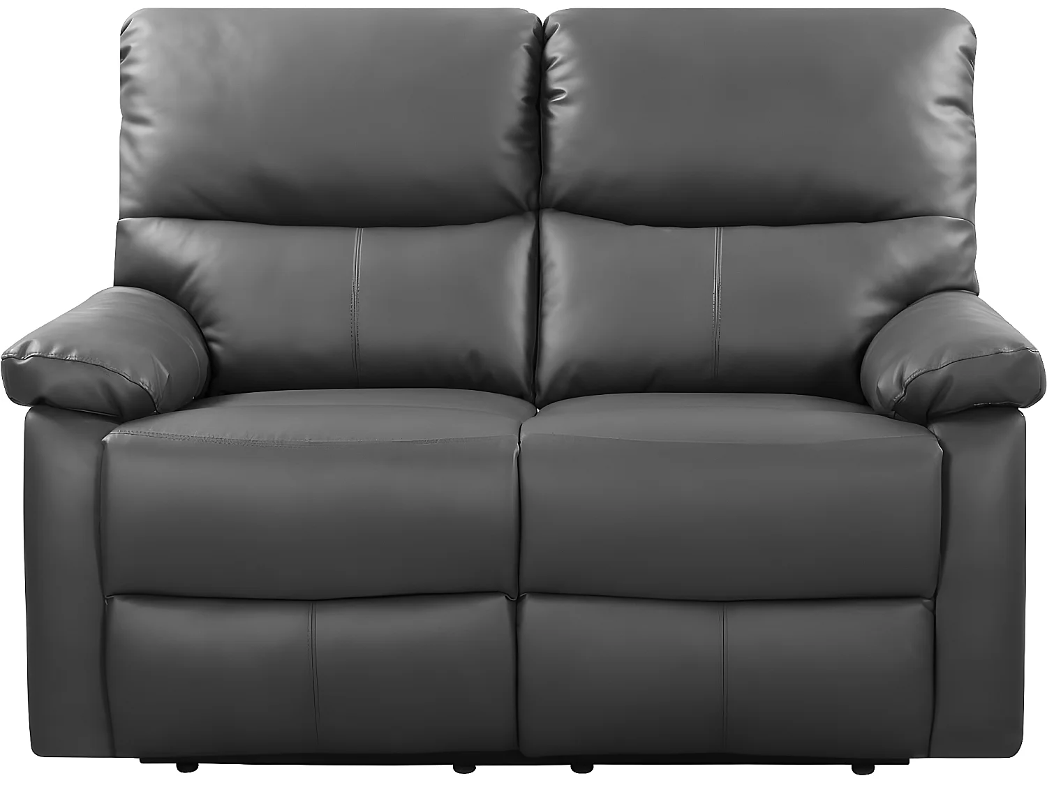 Canapé relax "Lincoln" - 147 x 89 x 103 cm - 2 places - Gris