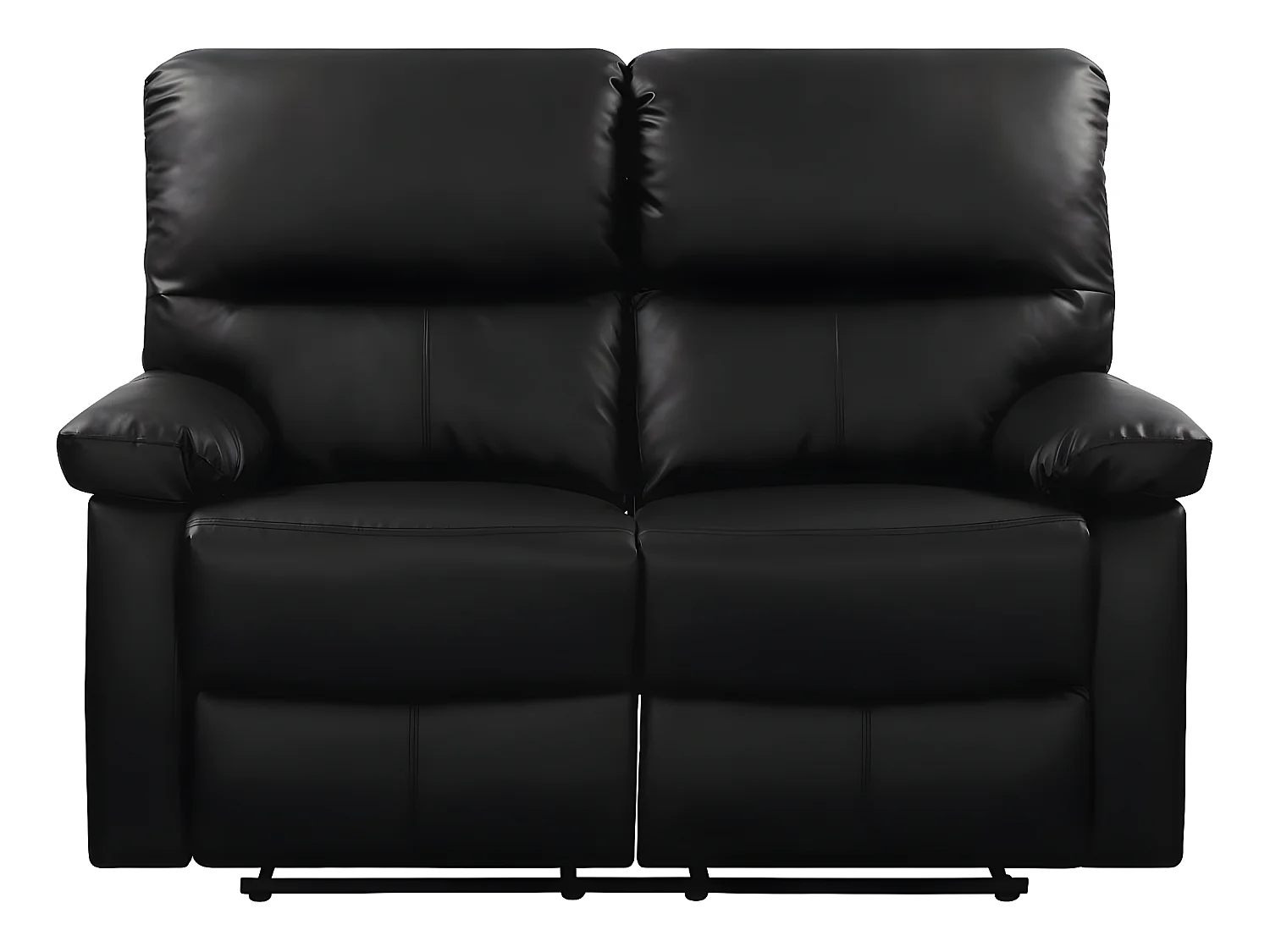 Canapé relax "Lincoln" - 147 x 89 x 103 cm - 2 places - Noir