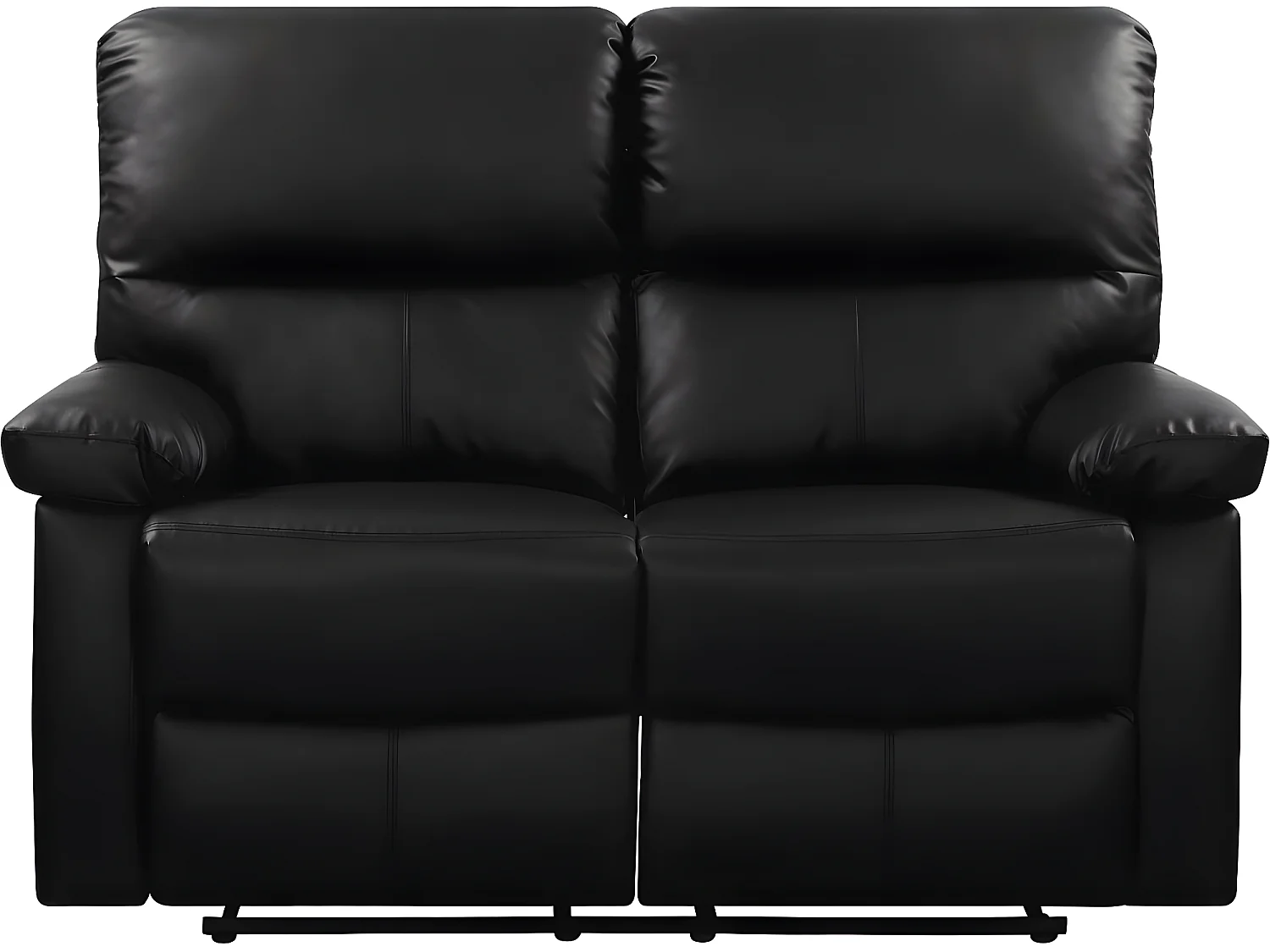 Canapé relax "Lincoln" - 147 x 89 x 103 cm - 2 places - Noir