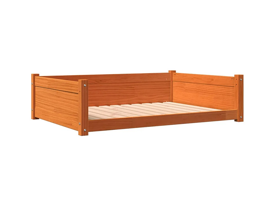 Chatham  Hondenmand 105,5x75,5x28 cm massief grenenhout wasbruin
