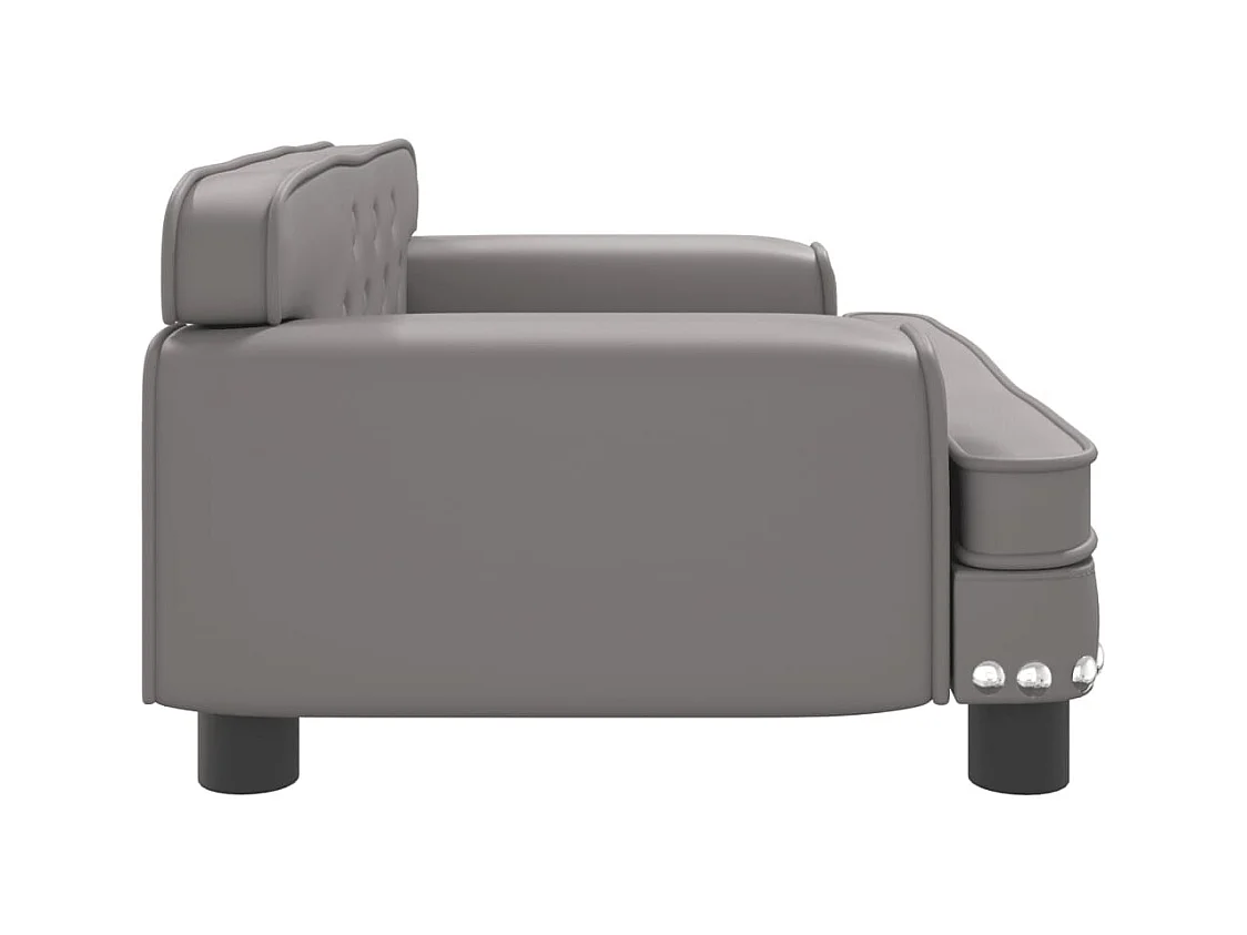 Tenzo  Lit pour cen gris 70x45x30 cm similicuir