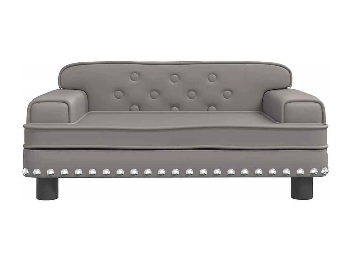 Tenzo  Lit pour cen gris 70x45x30 cm similicuir