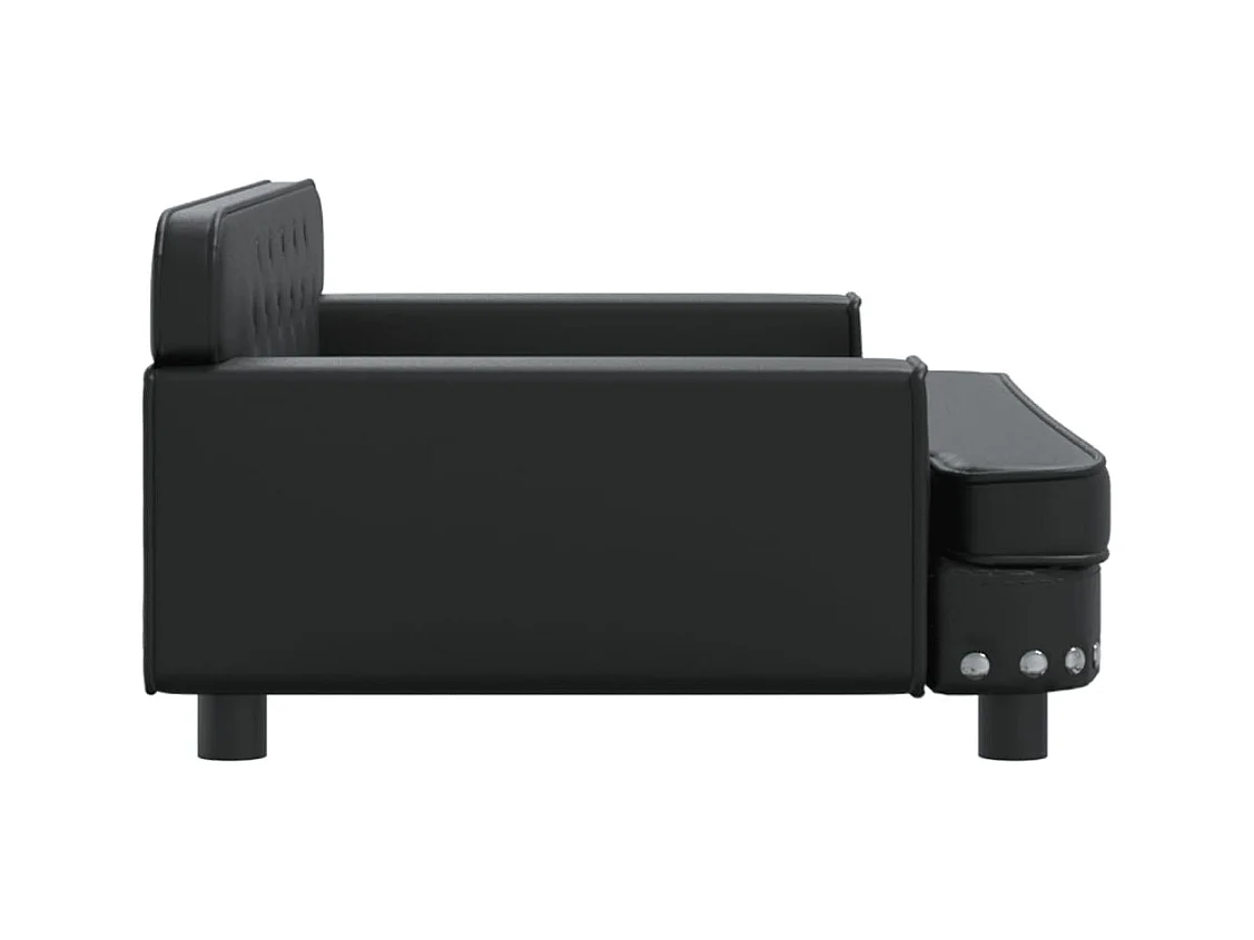 Tenzo  Lit pour cen noir 90x53x30 cm similicuir