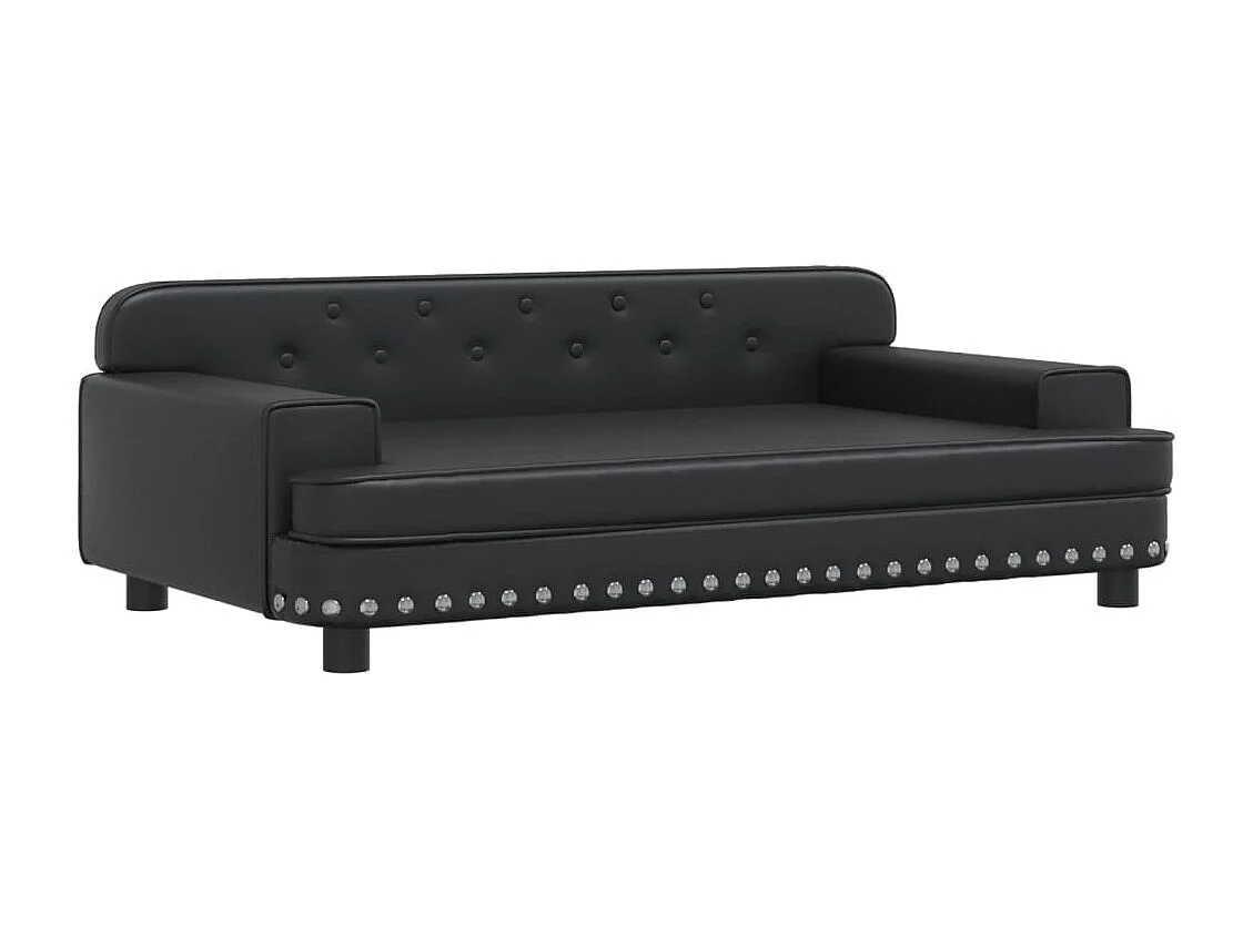 Tenzo  Lit pour cen noir 90x53x30 cm similicuir