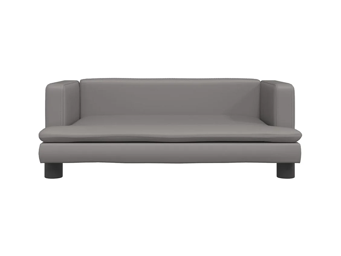 Asdee  Lit pour cen gris 80x45x30 cm similicuir