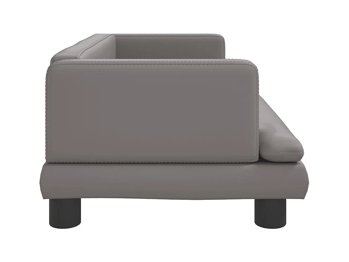 Asdee  Lit pour cen gris 80x45x30 cm similicuir