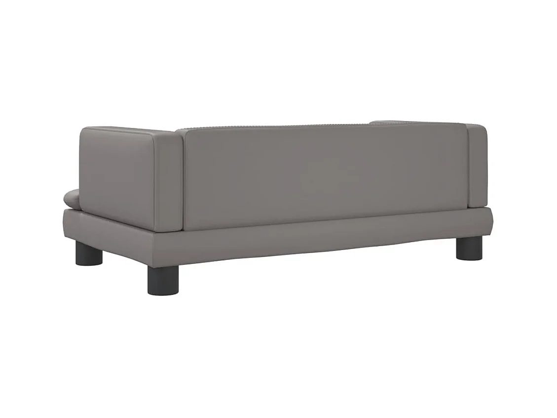 Asdee  Lit pour cen gris 80x45x30 cm similicuir