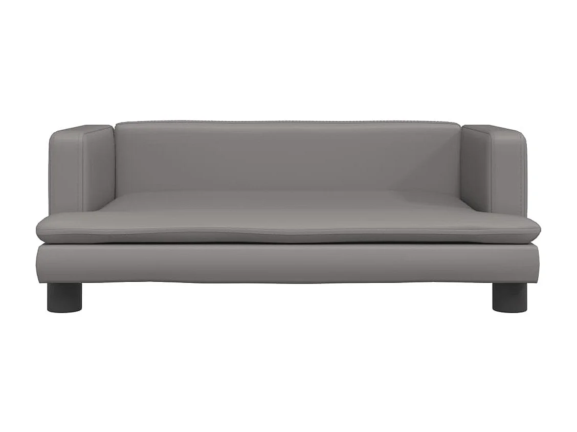 Asdee  Lit pour cen gris 80x45x30 cm similicuir