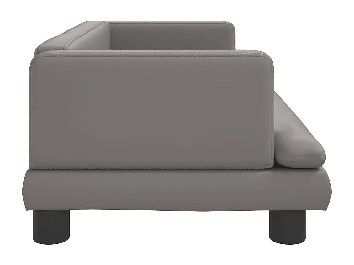 Asdee  Lit pour cen gris 80x45x30 cm similicuir