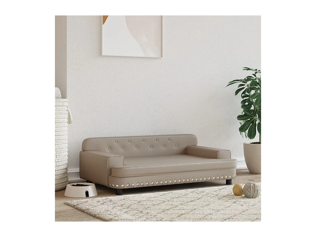 Tenzo  Lit pour cen cappuccino 90x53x30 cm similicuir