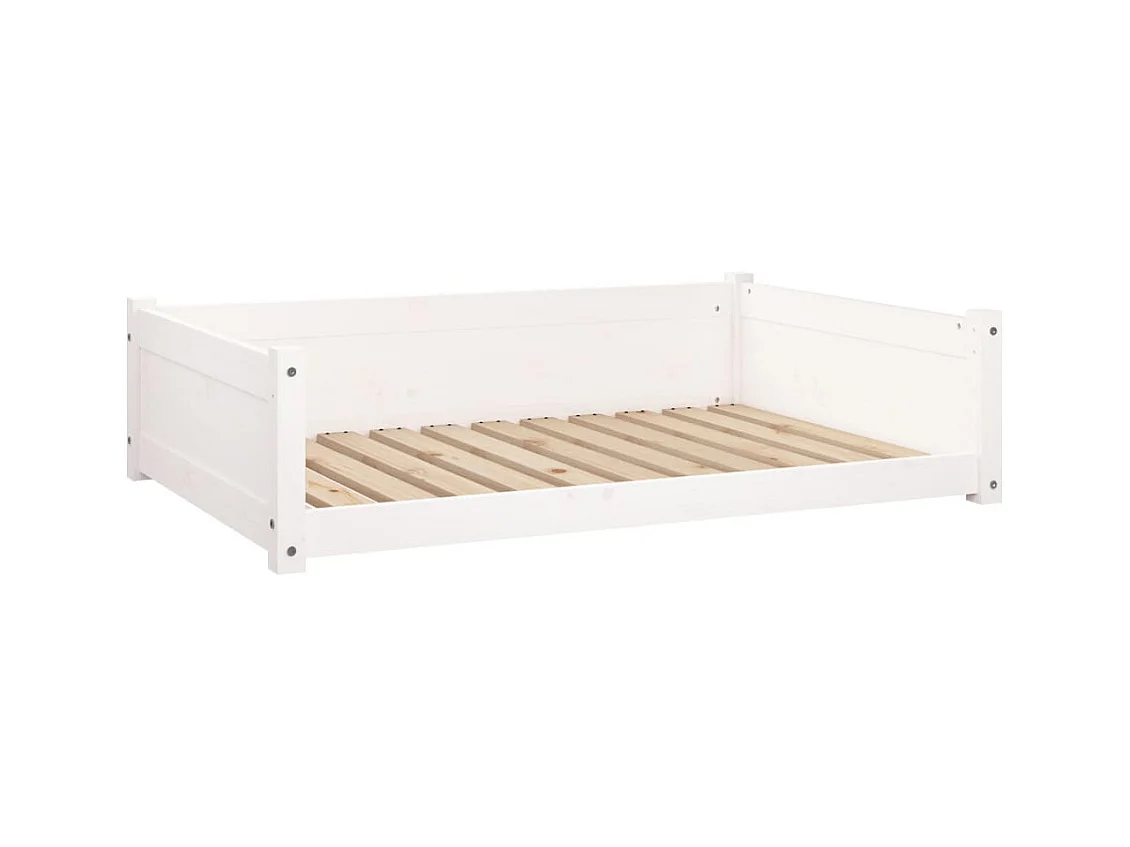 Chatham  Lit pour cen Blanc 105,5x75,5x28 cm Bois de pin solide