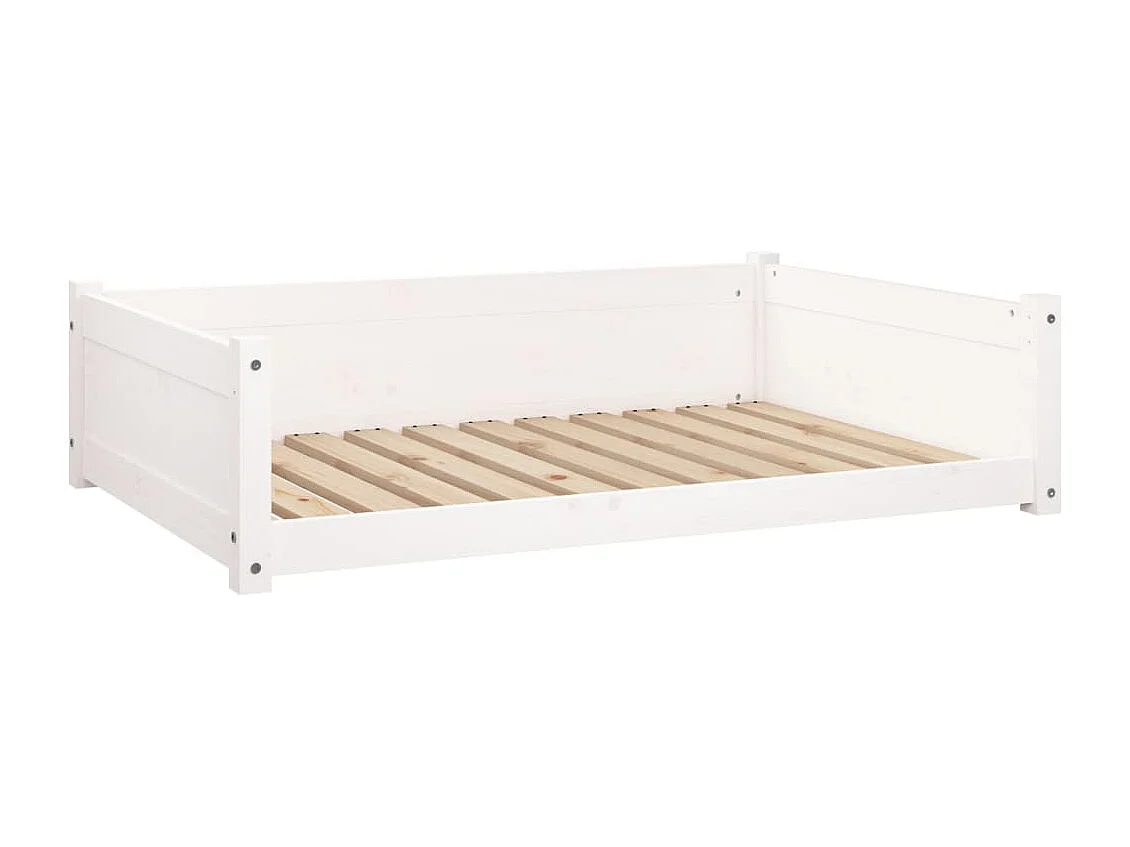 Chatham  Lit pour cen Blanc 105,5x75,5x28 cm Bois de pin solide
