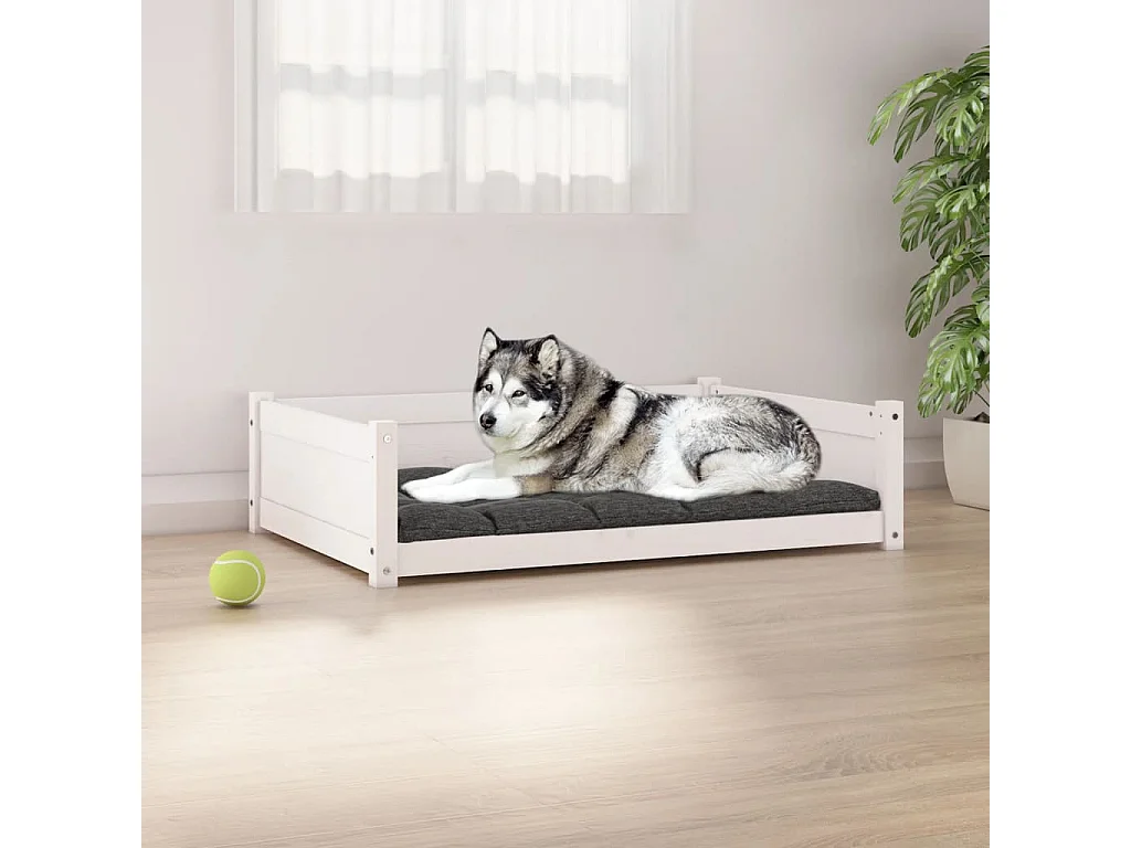 Chatham  Lit pour cen Blanc 105,5x75,5x28 cm Bois de pin solide