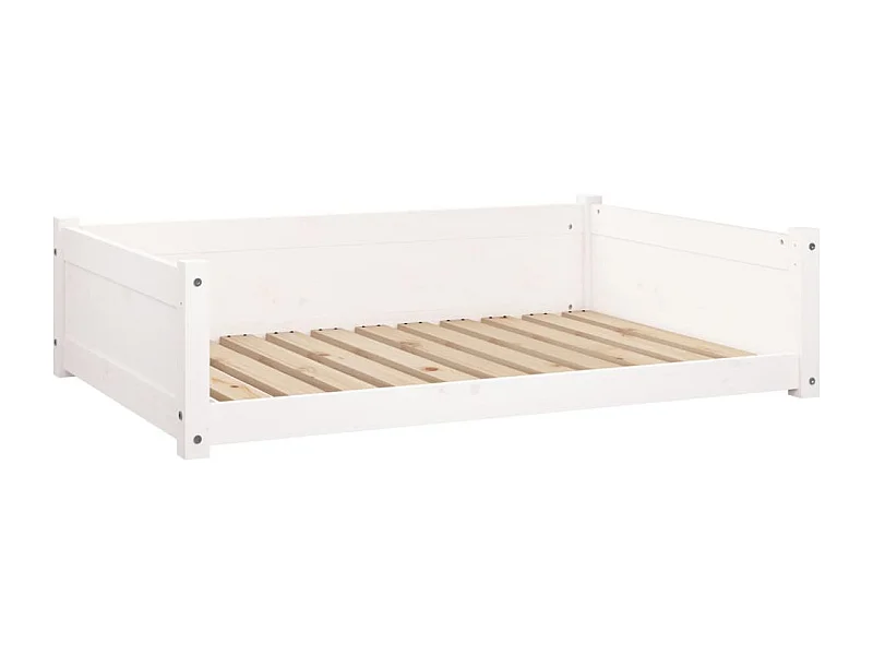 Chatham  Lit pour cen Blanc 105,5x75,5x28 cm Bois de pin solide