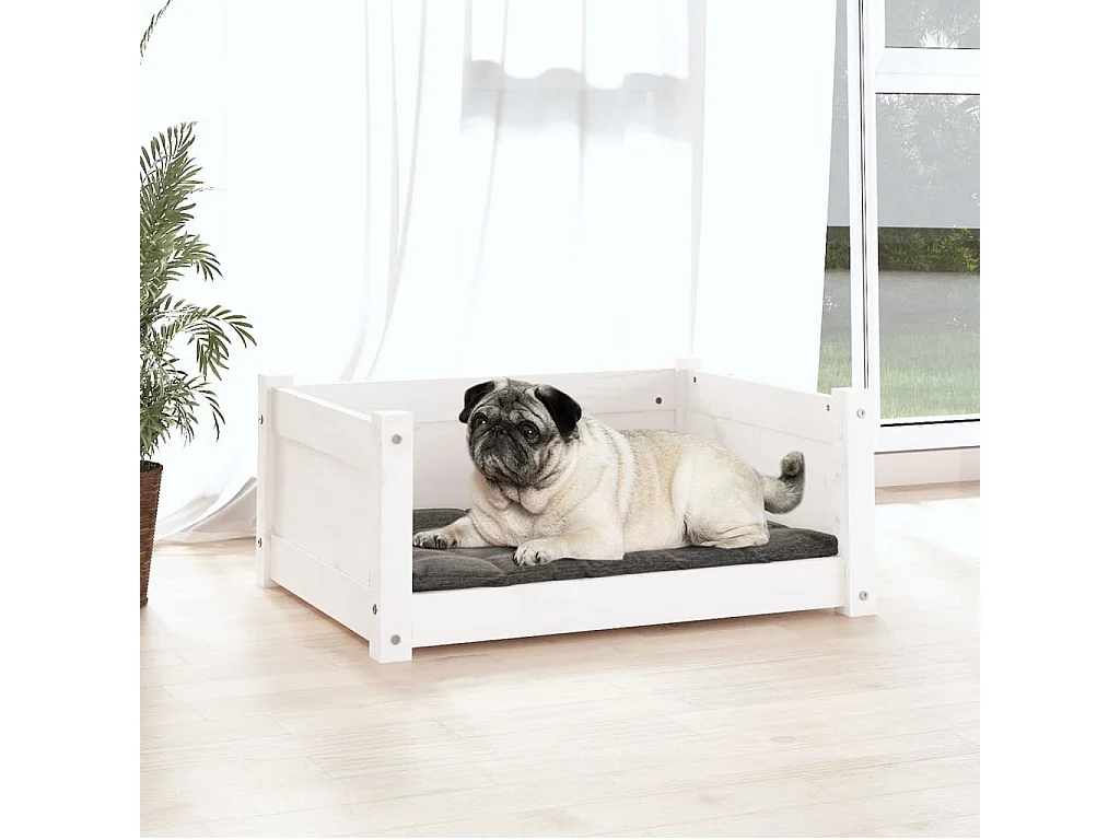 Chatham  Panier pour cen Blanc 65,5 x 50,5 x 28 cm Bois de pin massif