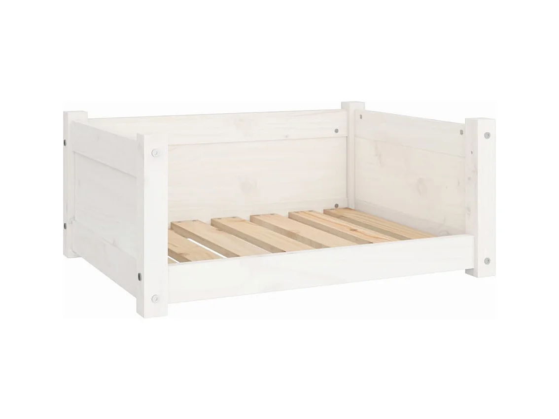 Chatham  Hondenbed Wit 65,5x50,5x28 cm Massief grenenhout