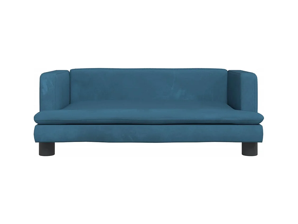 Asdee  Lit pour cen bleu 80x45x30 cm velours