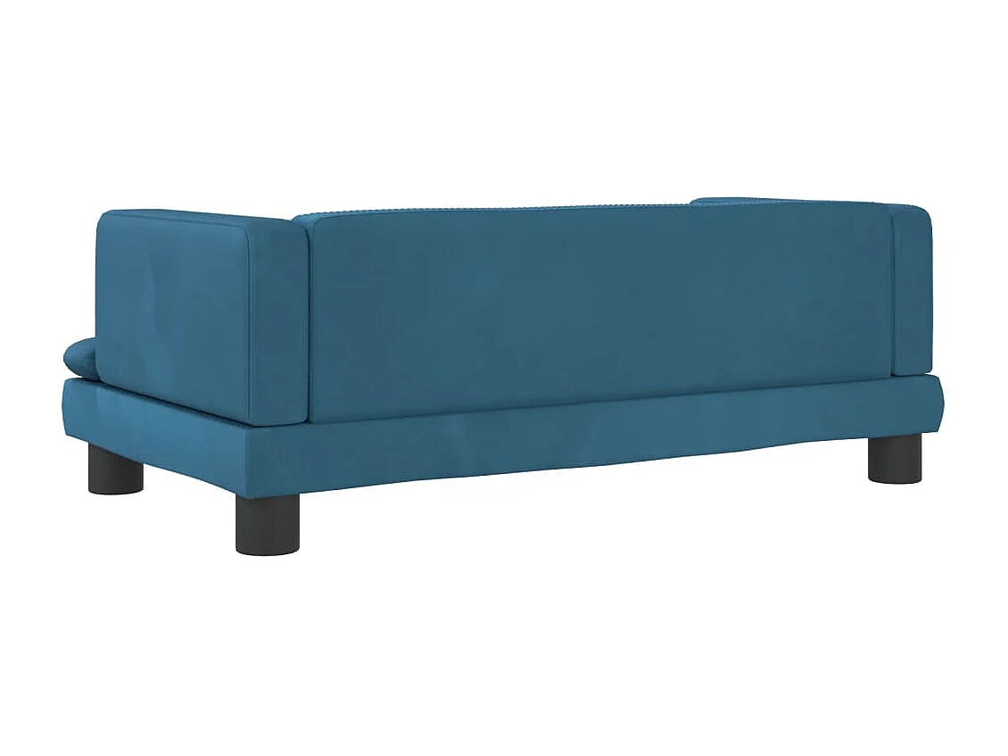 Asdee  Lit pour cen bleu 80x45x30 cm velours