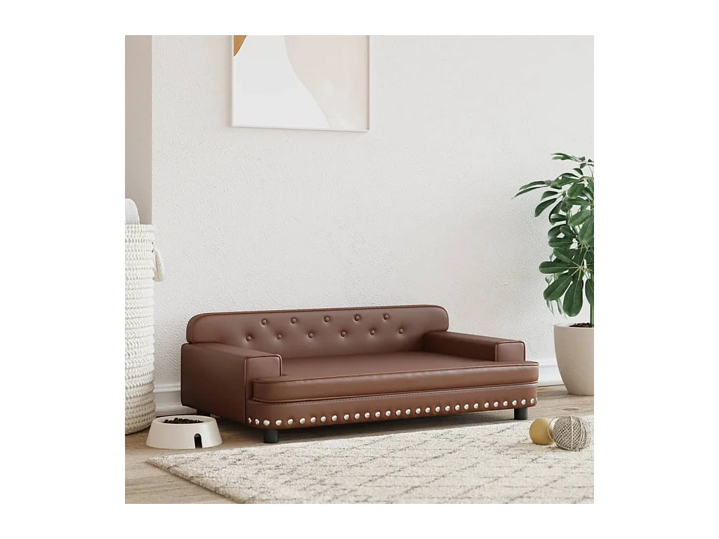 Tenzo  Lit pour cen marron 90x53x30 cm similicuir