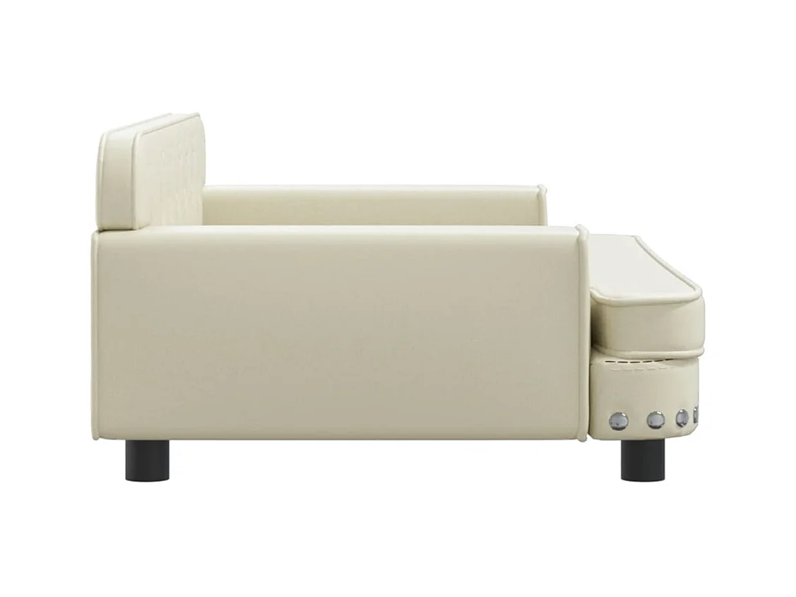 Tenzo  Lit pour cen crème 90x53x30 cm similicuir