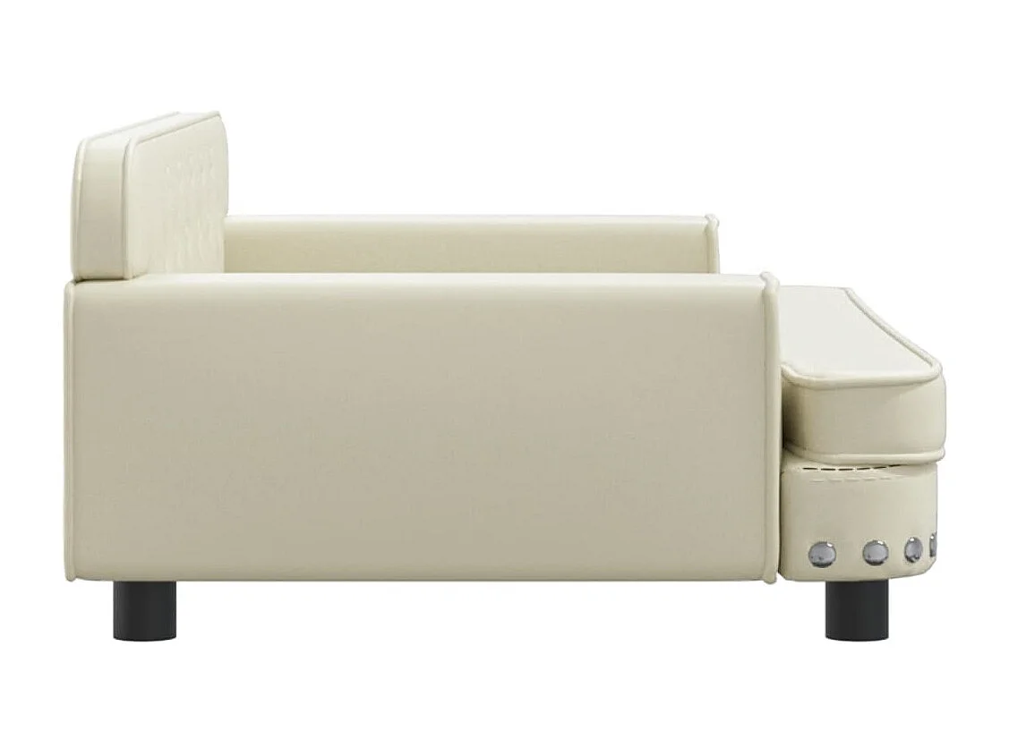 Tenzo  Lit pour cen crème 90x53x30 cm similicuir