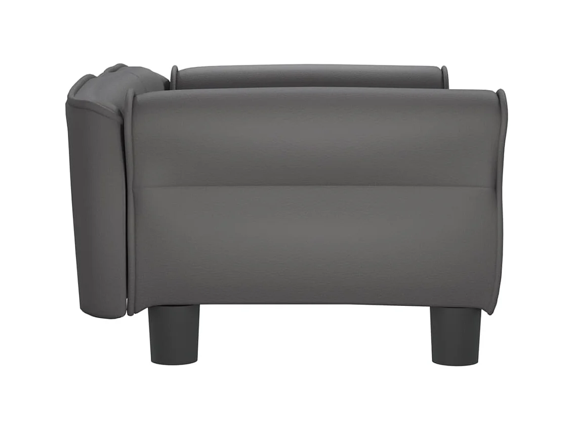 West Branch  Lit pour cen gris 70x45x30 cm similicuir