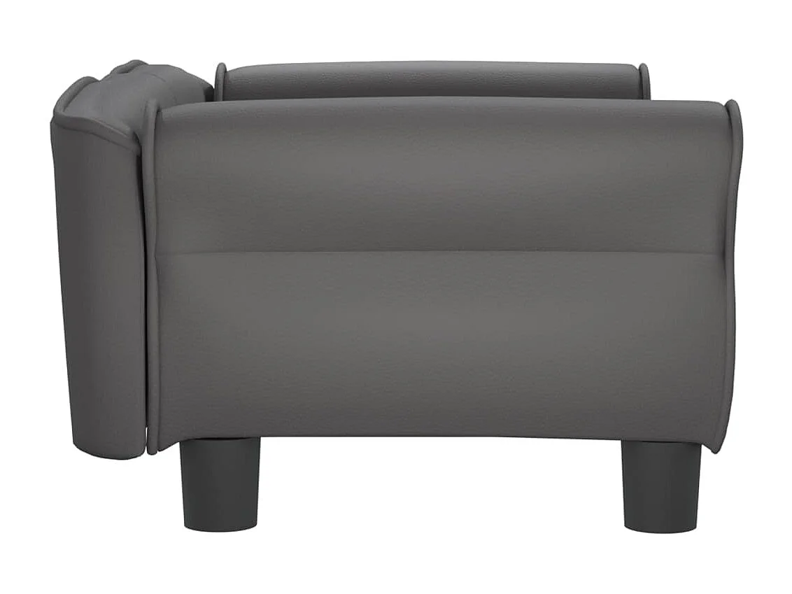 West Branch  Lit pour cen gris 70x45x30 cm similicuir