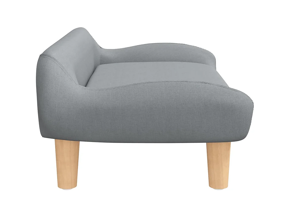 Kessel  Lit pour cen gris clair 70x40x24 cm tissu