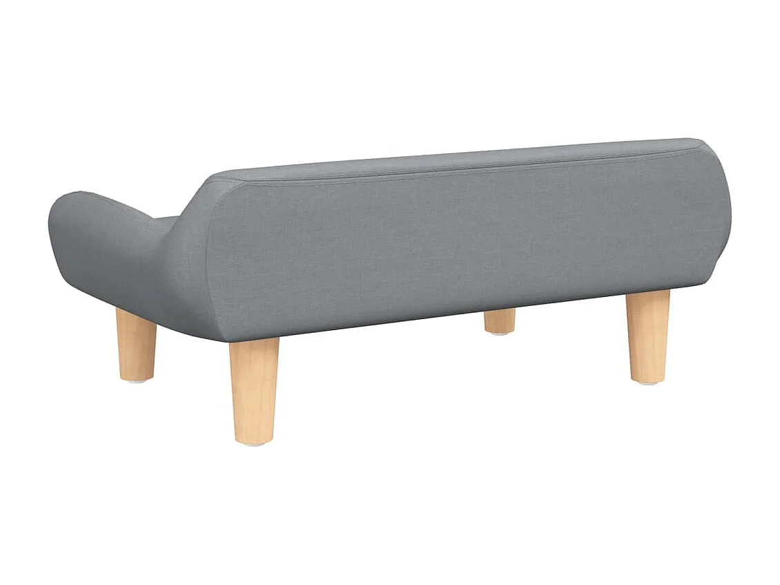 Kessel  Lit pour cen gris clair 70x40x24 cm tissu