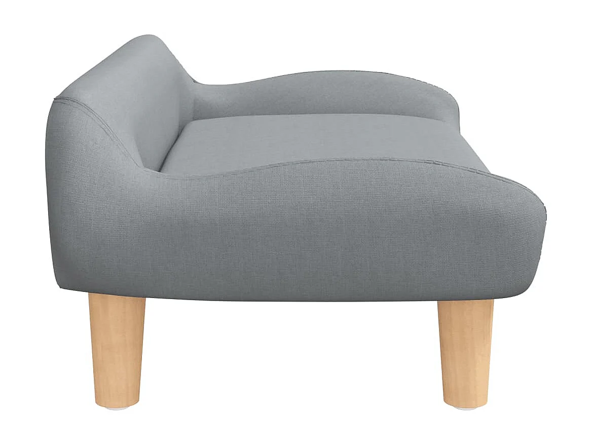 Kessel  Lit pour cen gris clair 70x40x24 cm tissu