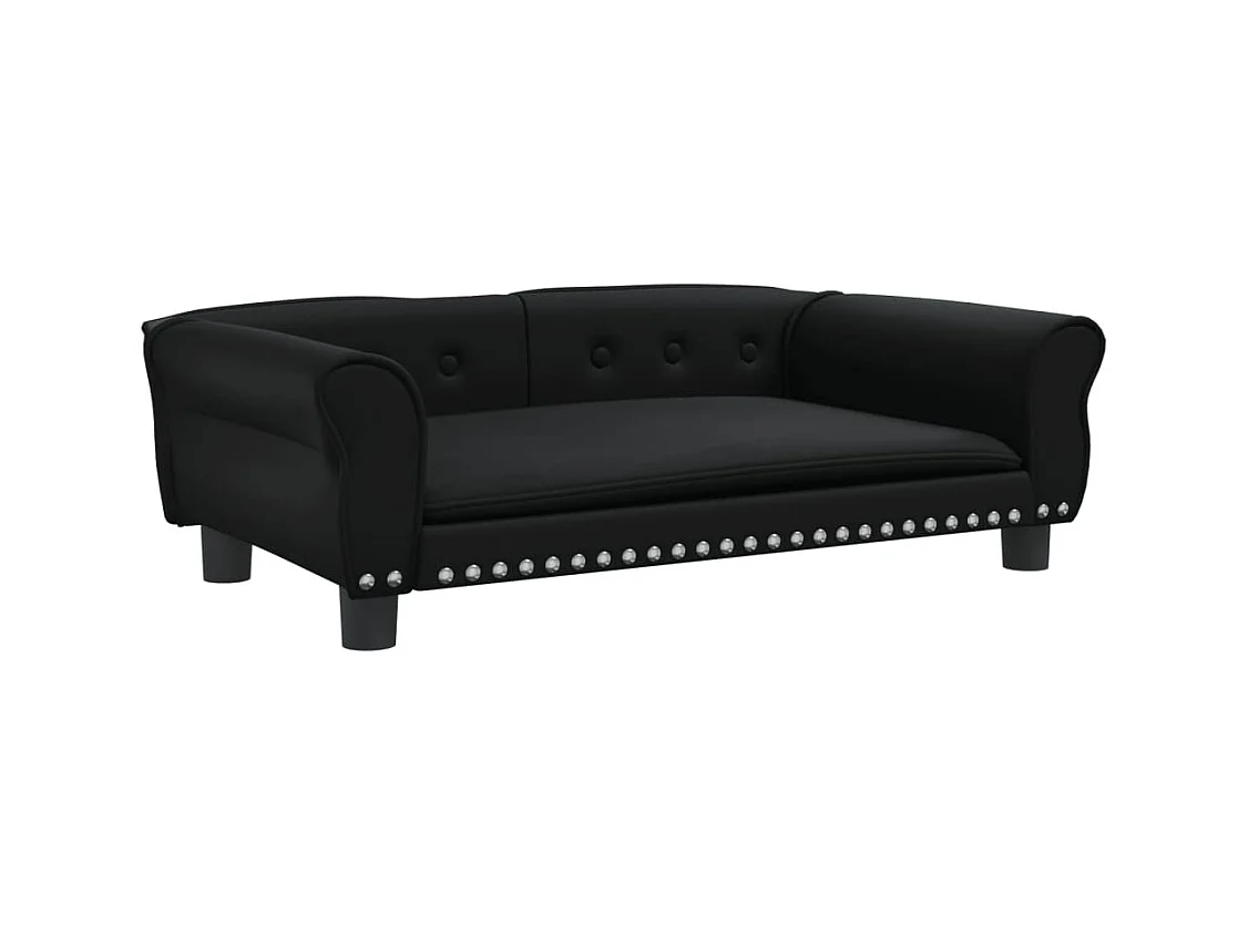 West Branch  Lit pour cen noir 95x55x30 cm similicuir
