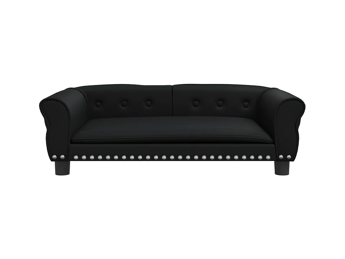 West Branch  Lit pour cen noir 95x55x30 cm similicuir