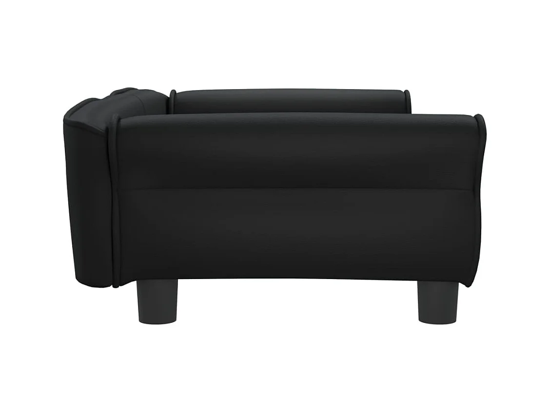 West Branch  Lit pour cen noir 95x55x30 cm similicuir