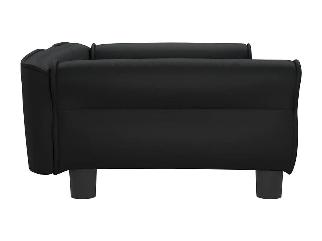 West Branch  Lit pour cen noir 95x55x30 cm similicuir