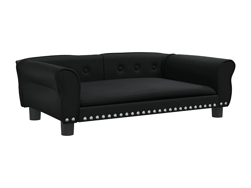 West Branch  Lit pour cen noir 95x55x30 cm similicuir