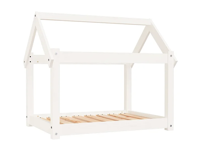 Naomi  Hondenbed 81x60x70 cm massief grenenhout wit