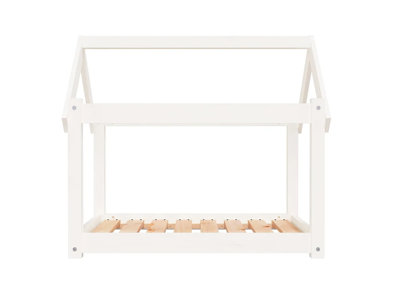 Naomi  Lit pour cen Blanc 81x60x70 cm Bois de pin solide