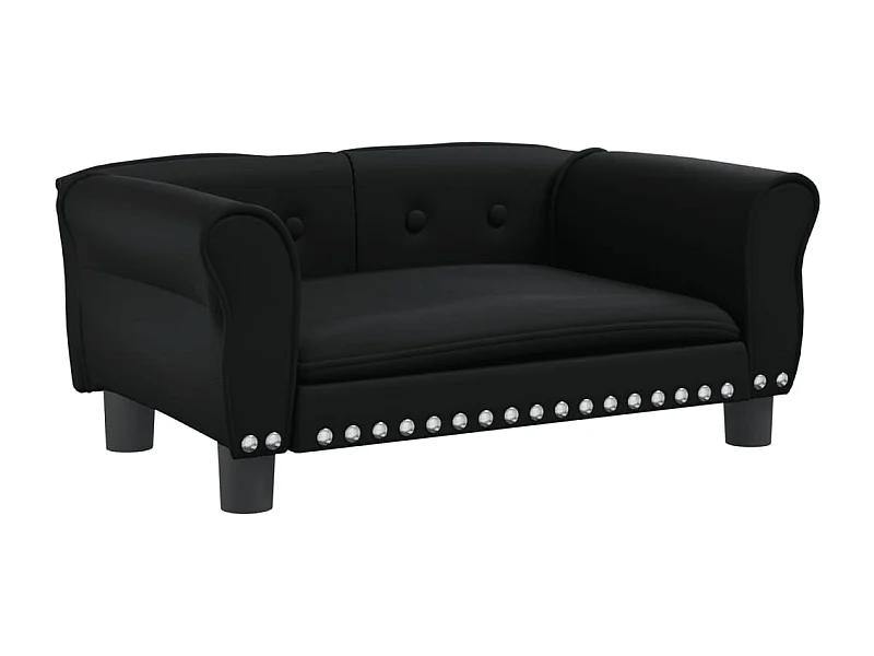 West Branch  Lit pour cen noir 70x45x30 cm similicuir