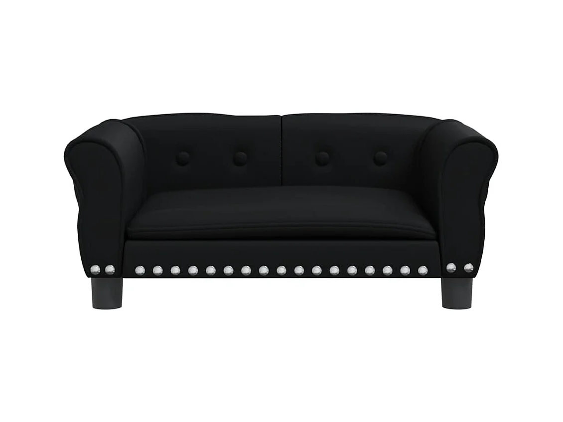 West Branch  Lit pour cen noir 70x45x30 cm similicuir