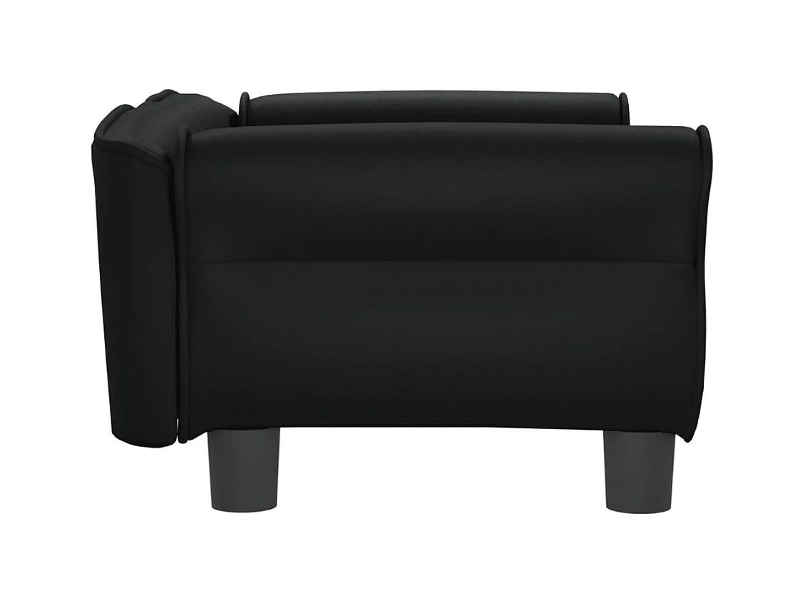 West Branch  Lit pour cen noir 70x45x30 cm similicuir