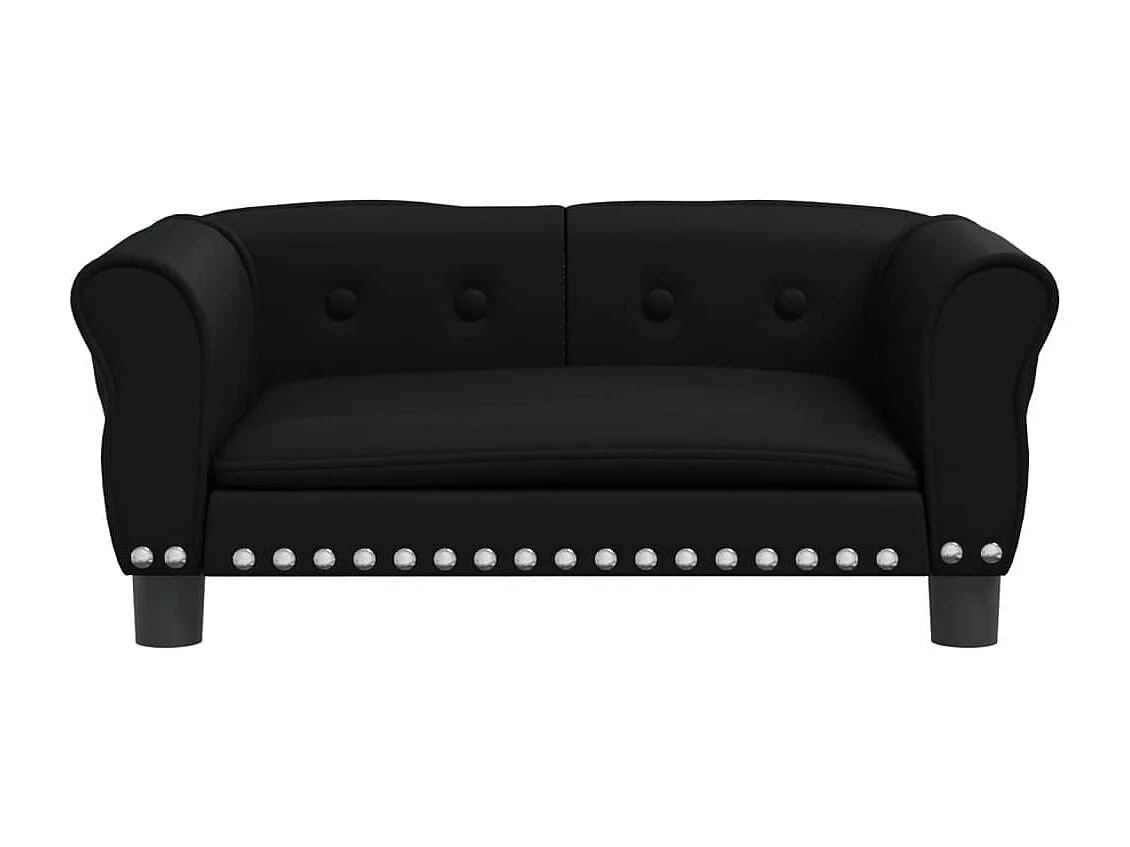 West Branch  Lit pour cen noir 70x45x30 cm similicuir