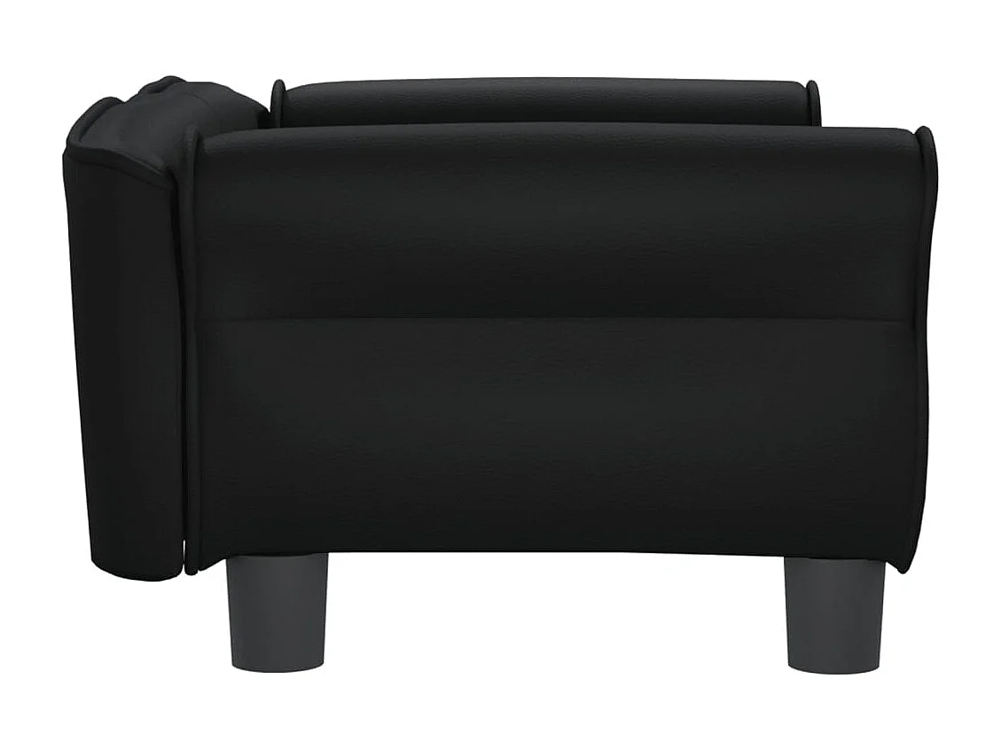 West Branch  Lit pour cen noir 70x45x30 cm similicuir