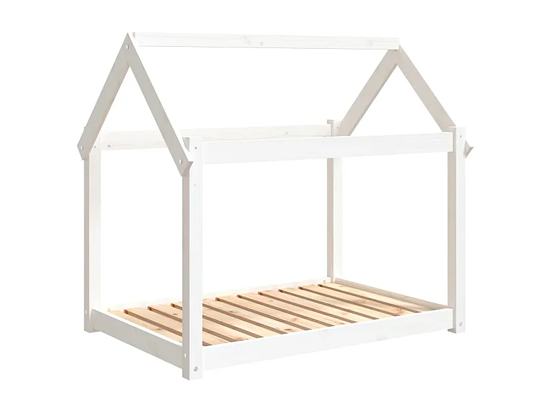 Naomi  Lit pour cen Blanc 101x70x90 cm Bois de pin solide
