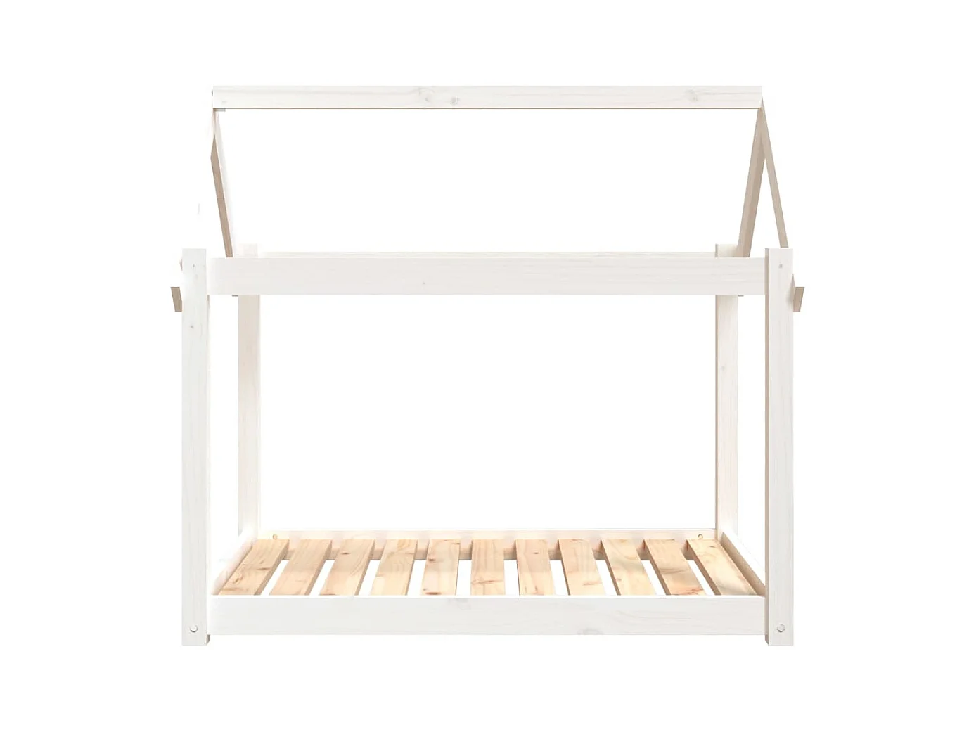 Naomi  Lit pour cen Blanc 101x70x90 cm Bois de pin solide