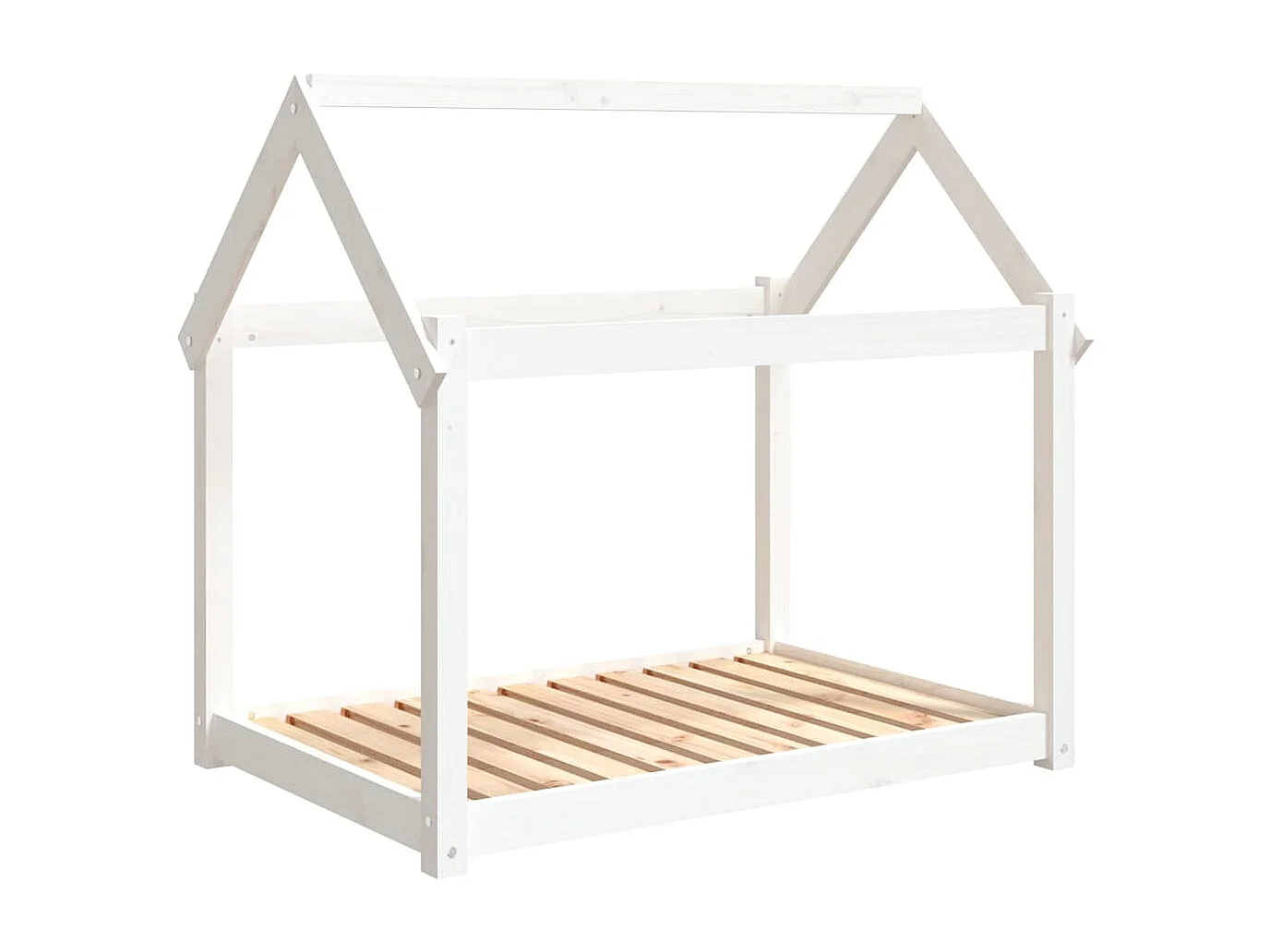 Naomi  Lit pour cen Blanc 101x70x90 cm Bois de pin solide